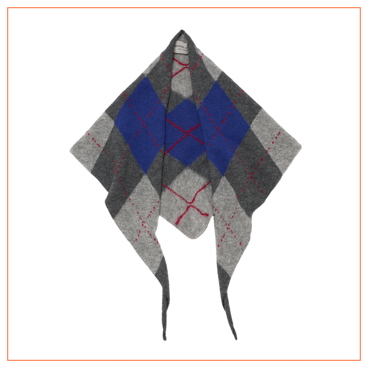 2025年冬の防寒対策　あったか小物　バンダナマフラー　ジョンストンズ オブ エルガン　