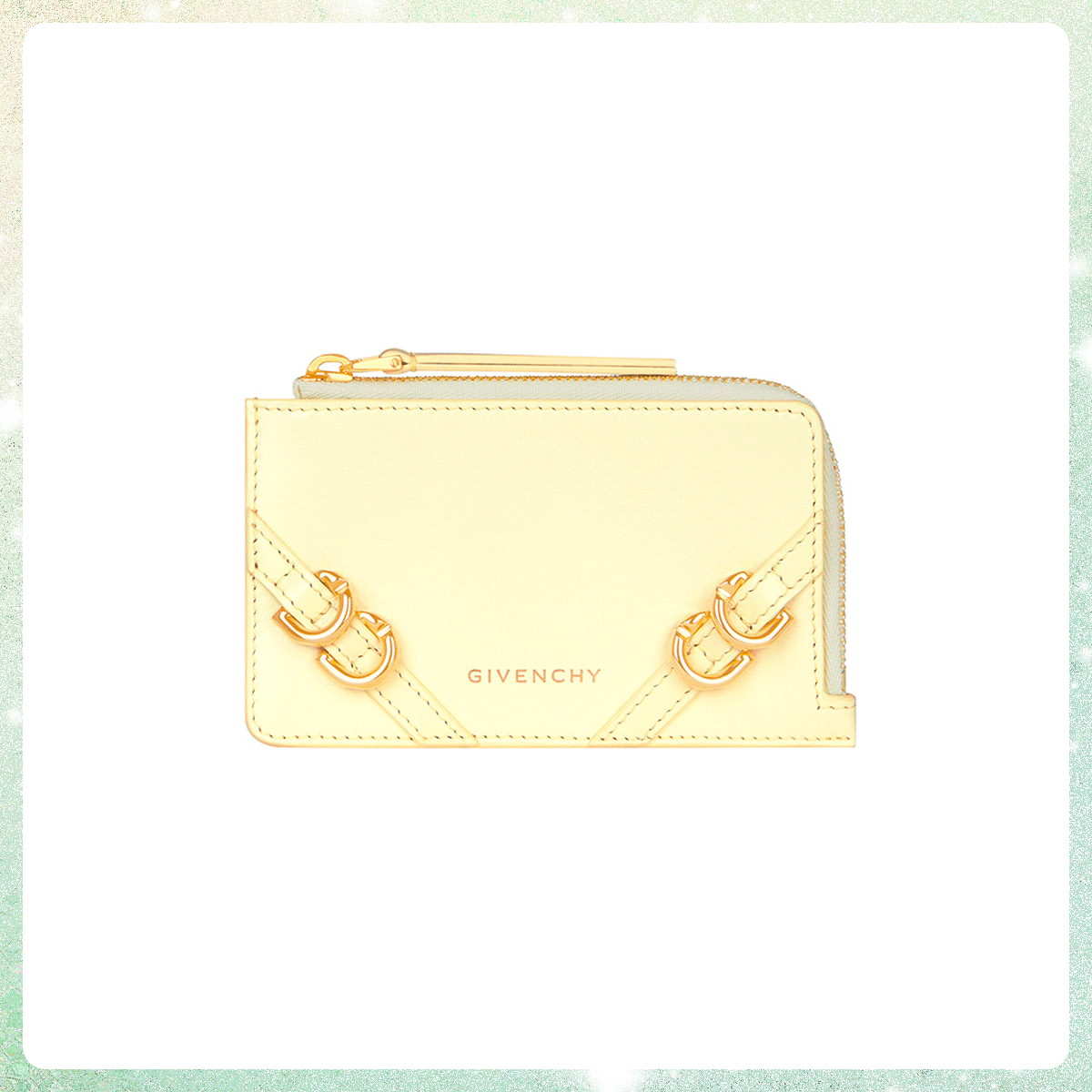 ジバンシィ　Givenchy　財布ヴォワイユージップ付きカードホルダー〈H8×W13.5×D1cm〉￥53,900