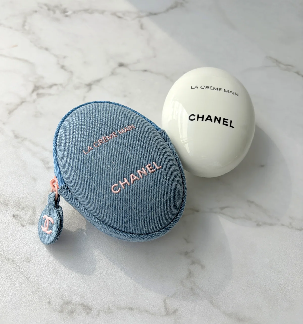 シャネル ラ クレーム マン デニムの中身とデニムケースのサイズ
