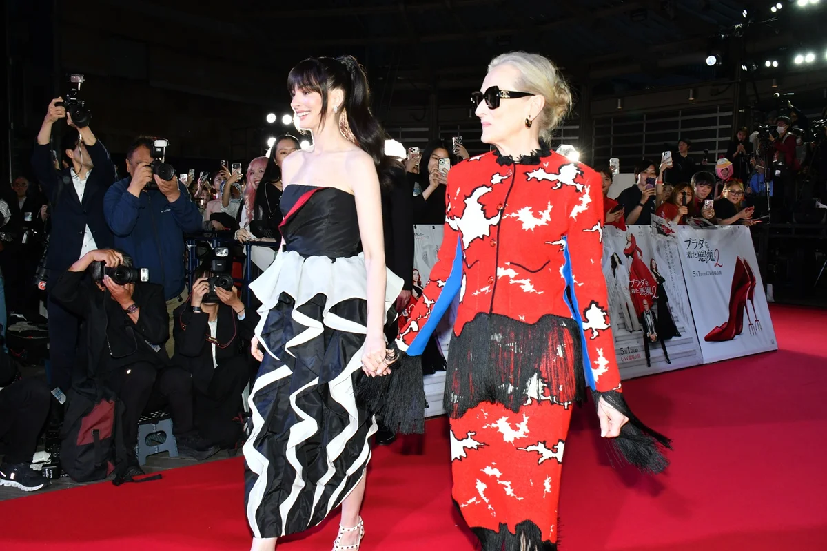メリル・ストリープとアン・ハサウェイの『プラダを着た悪魔2』来日イベント