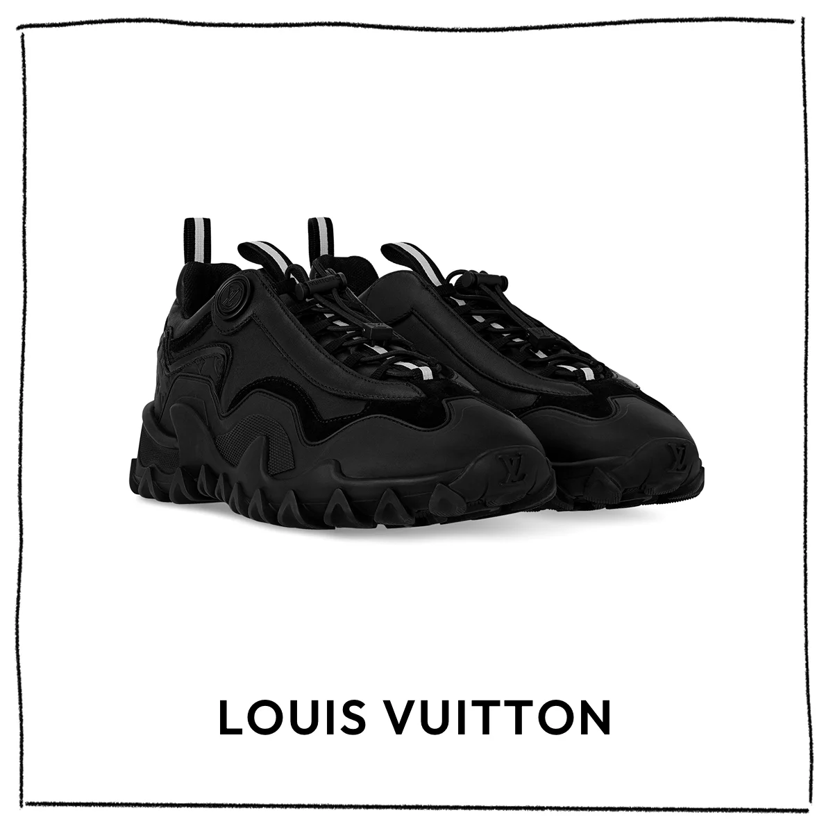 黒スニーカー　ルイ・ヴィトン（LOUIS VUITTON）¥195,800