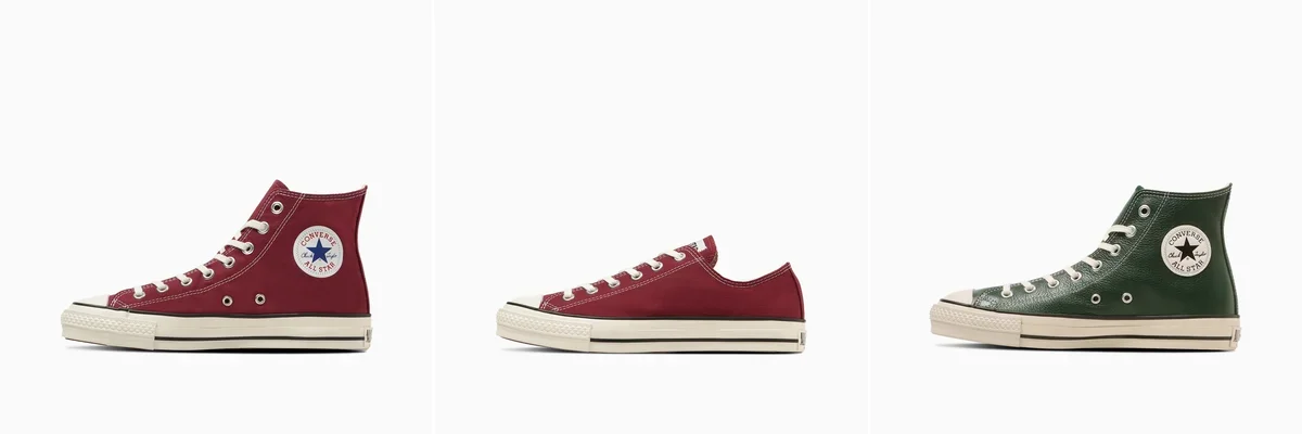 コンバース　ALL STAR J　キャンバス オールスター J HI　キャンバス オールスター J OX　レザー オールスター J HI