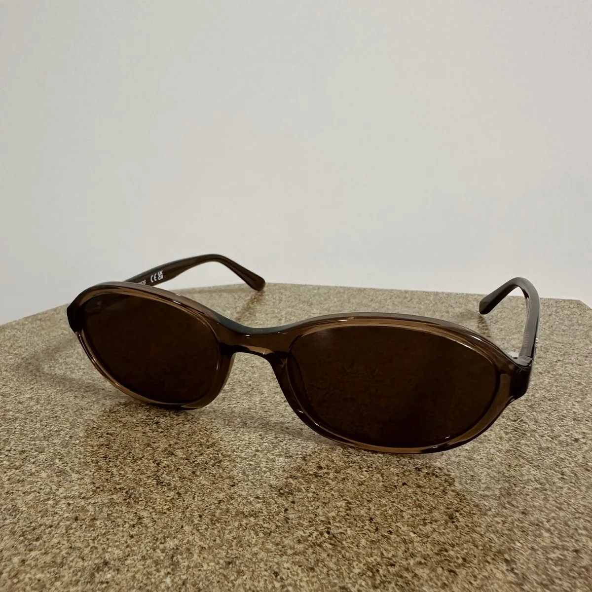 DMY STUDIOS Bibi Transparent Brown Sunglasses