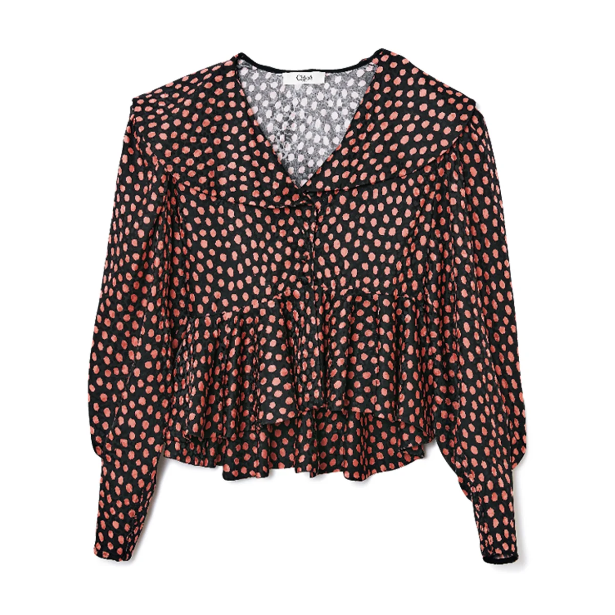 クロエのドットのトップス