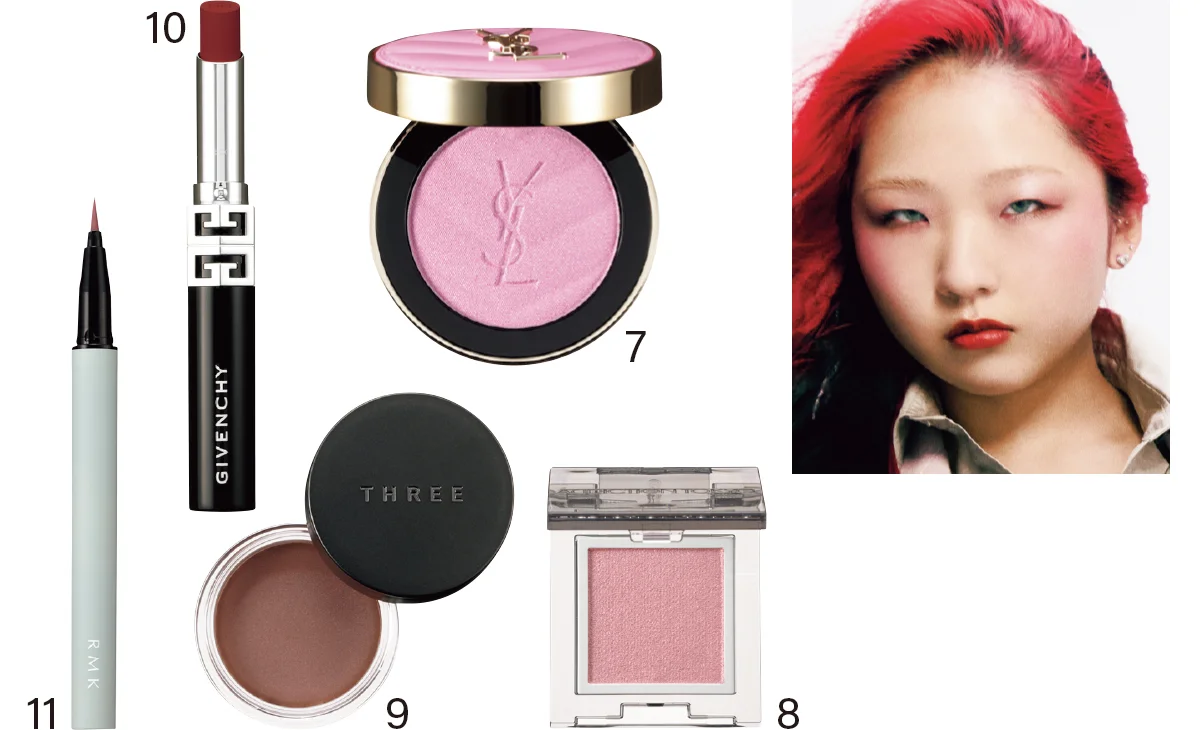 HANAのCHIKAのメイクアップに使用したコスメ