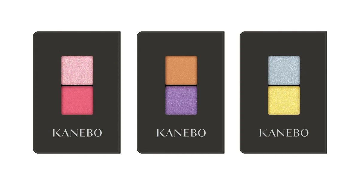 カネボウインターナショナルDiv. KANEBO アイカラーデュオ  左から／EX7、EX8、EX9  各￥2,530（2023年2月10日限定発売）