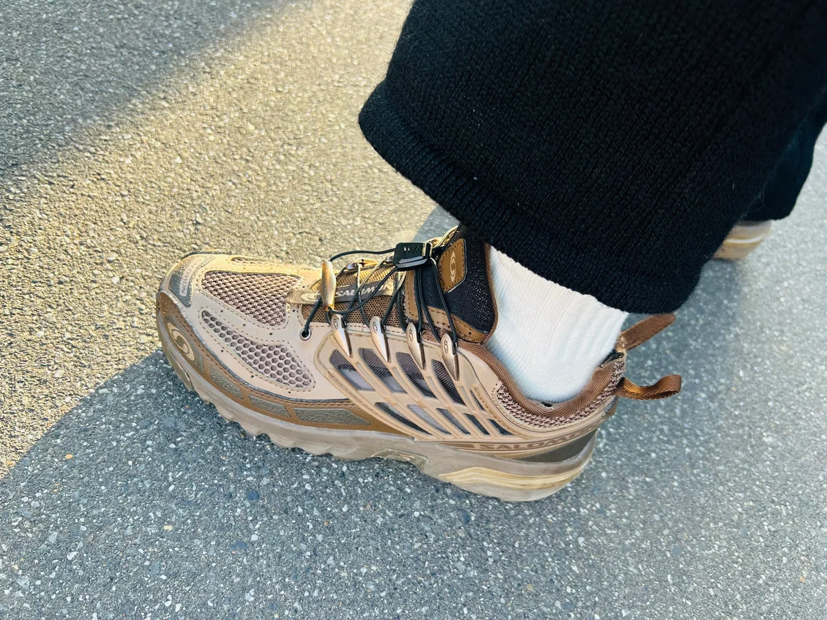 ユニクロ　ヒートテックソックス　着用画像