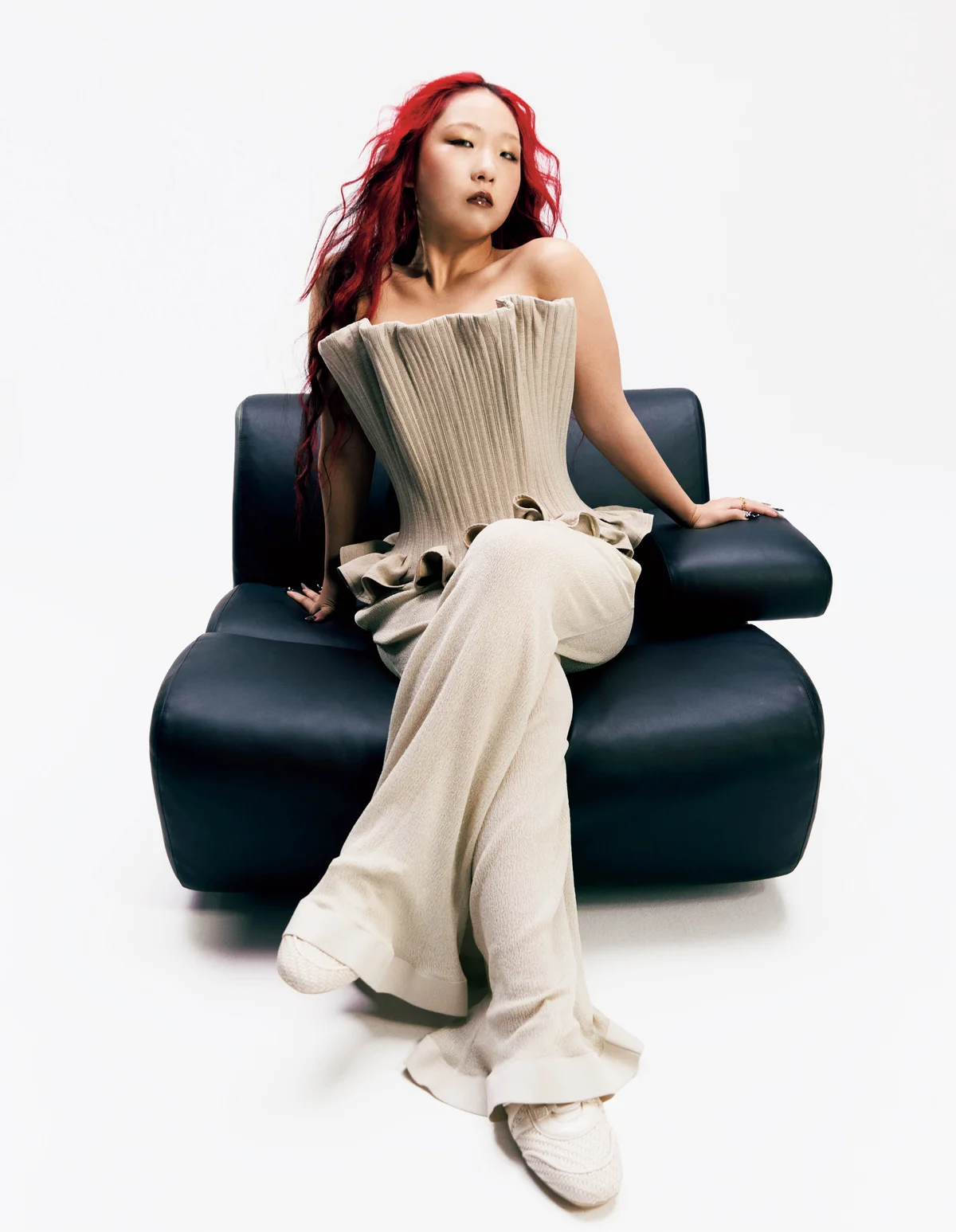 SPUR4月号に登場したHANAのCHIKAのメイクアップ