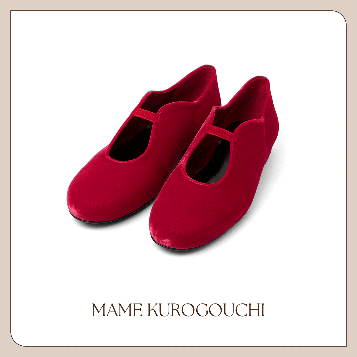 シューズ レディース メリージェーン マメ クロゴウチ〈ヒール1.5cm〉¥48,400
