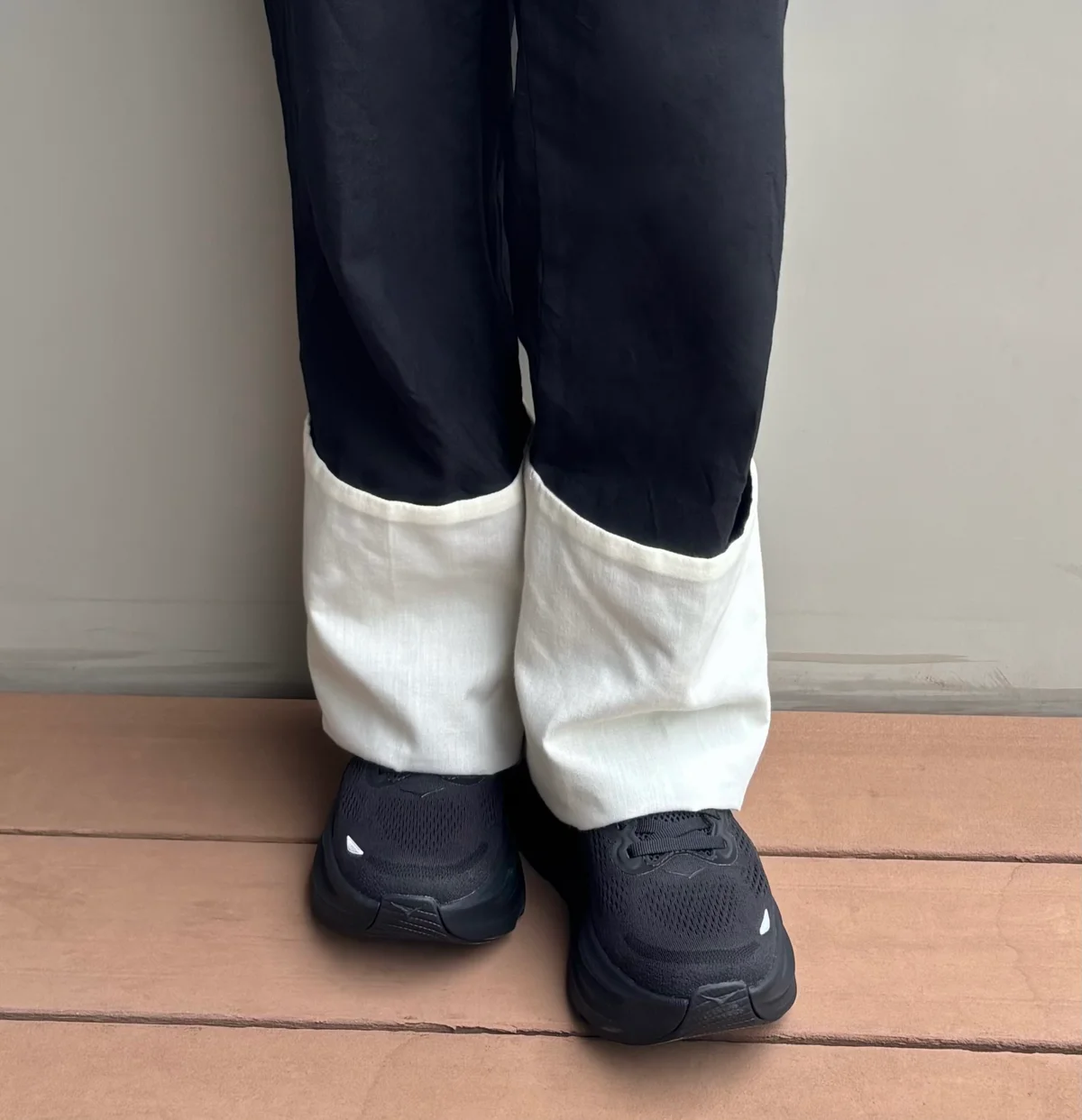 HOKA ホカ スニーカー BONDI9 ボンダイ 着用 正面