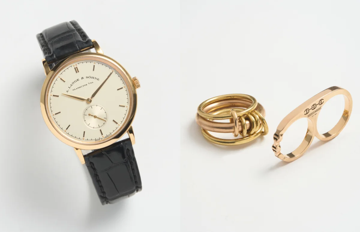 2連で楽しむホーセンブースとスピネリ キルコリンはとくに愛用中のゴールドジュエリー