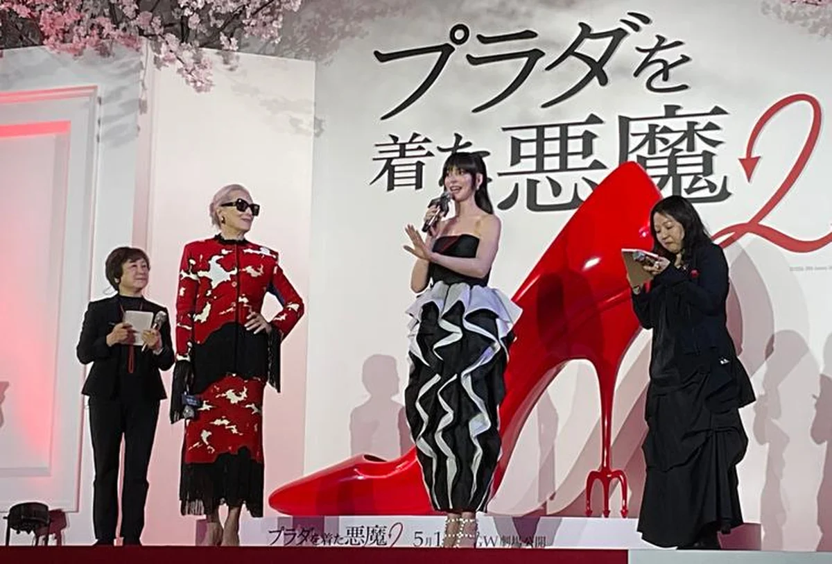 メリル・ストリープとアン・ハサウェイの『プラダを着た悪魔2』来日イベント