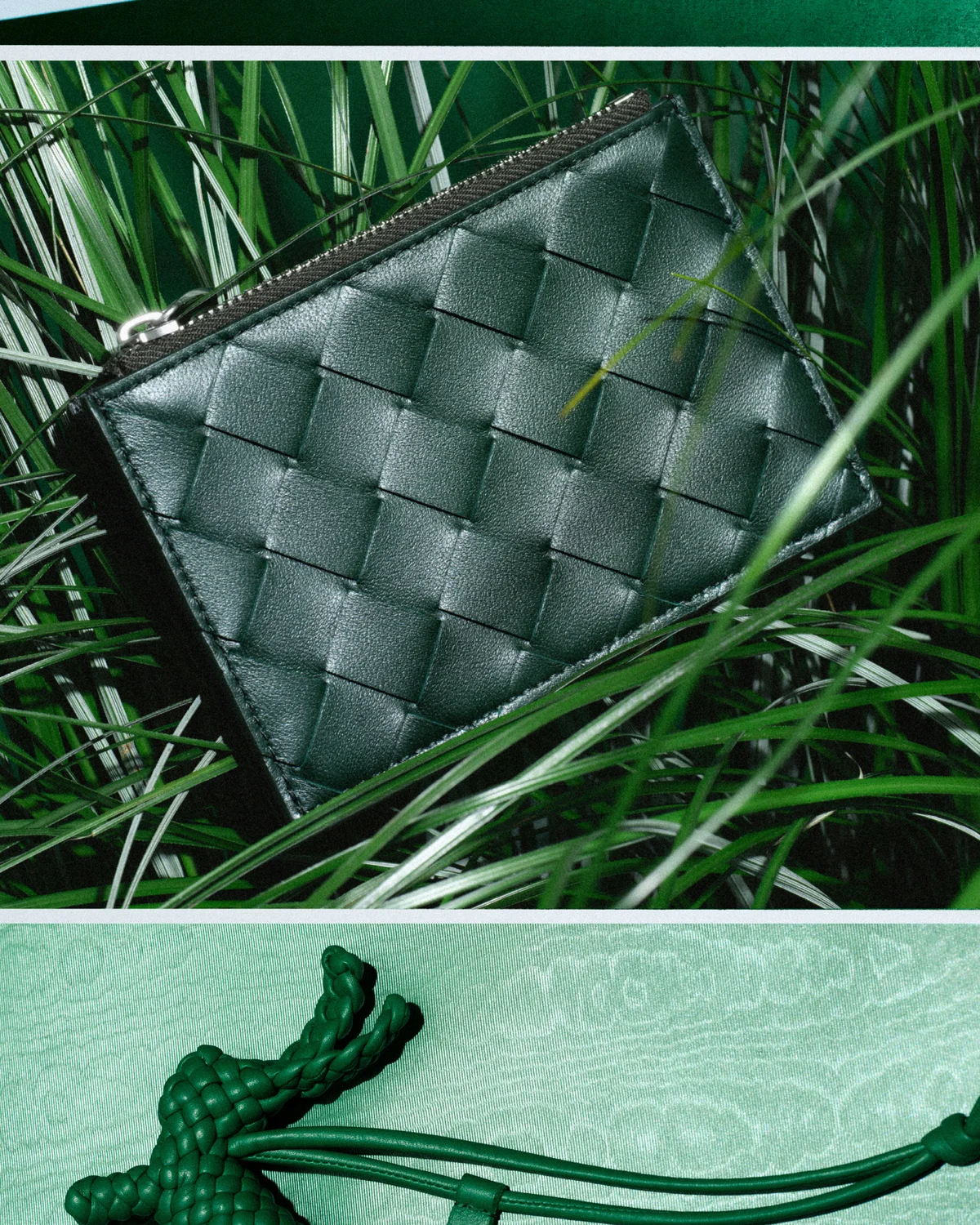 ボッテガ・ヴェネタの2026年春夏コレクションから、日本限定色のカードケースとラビット チャーム