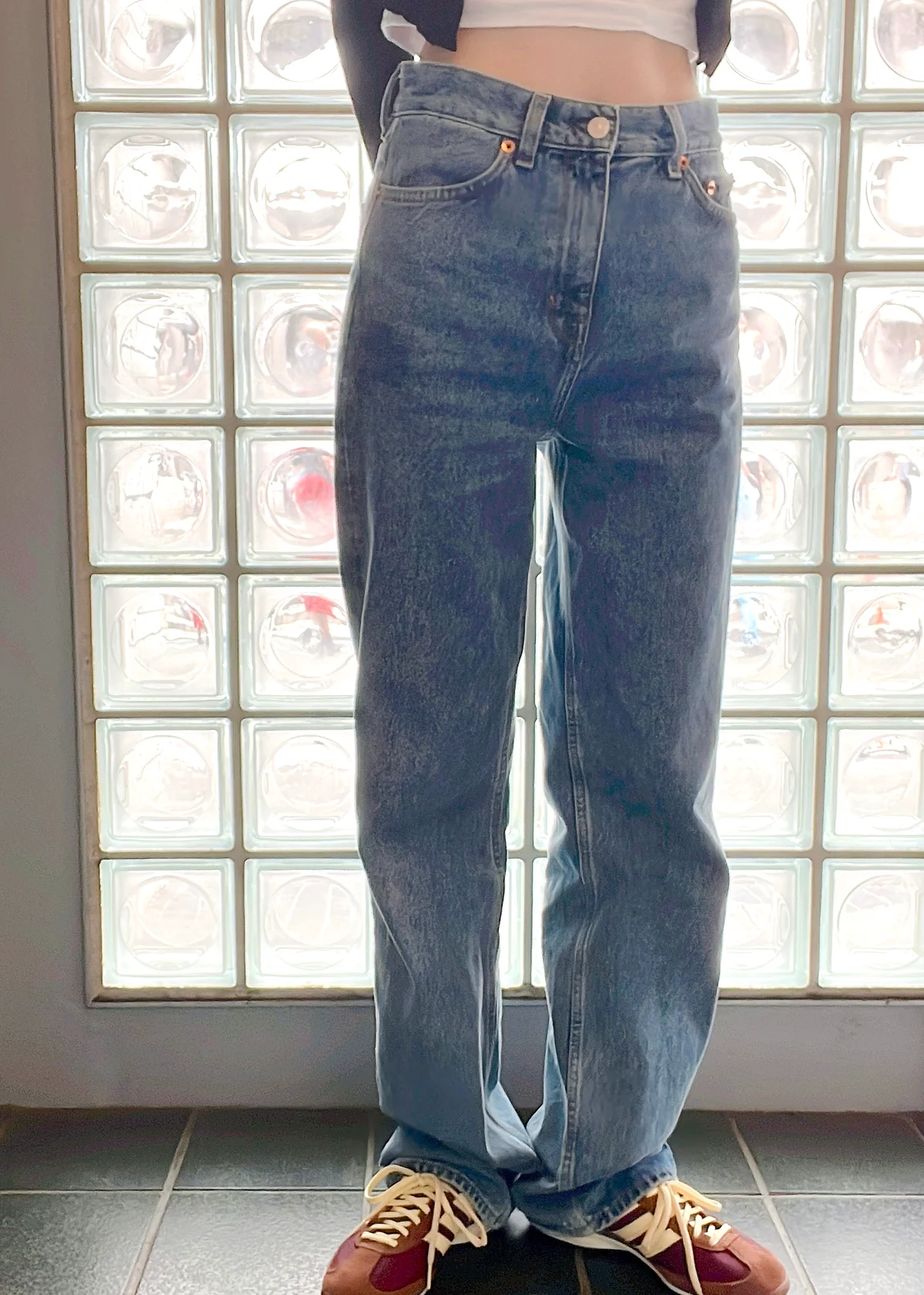 Sporty & Richのデニム　着用画