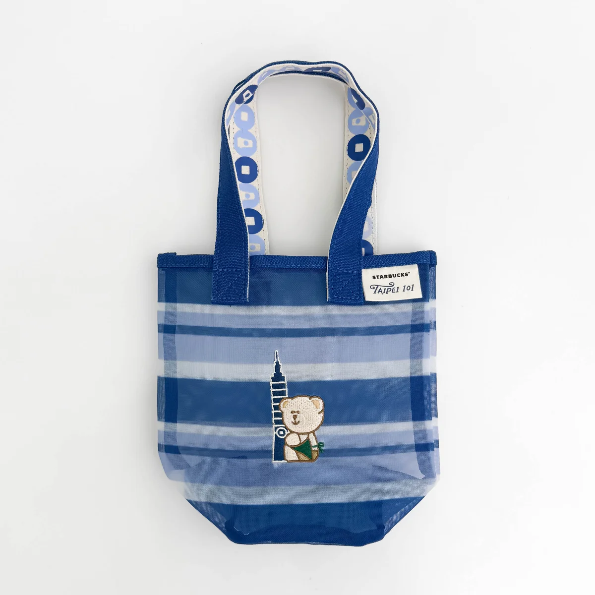 スターバックス台北101店限定のミニメッシュバッグ