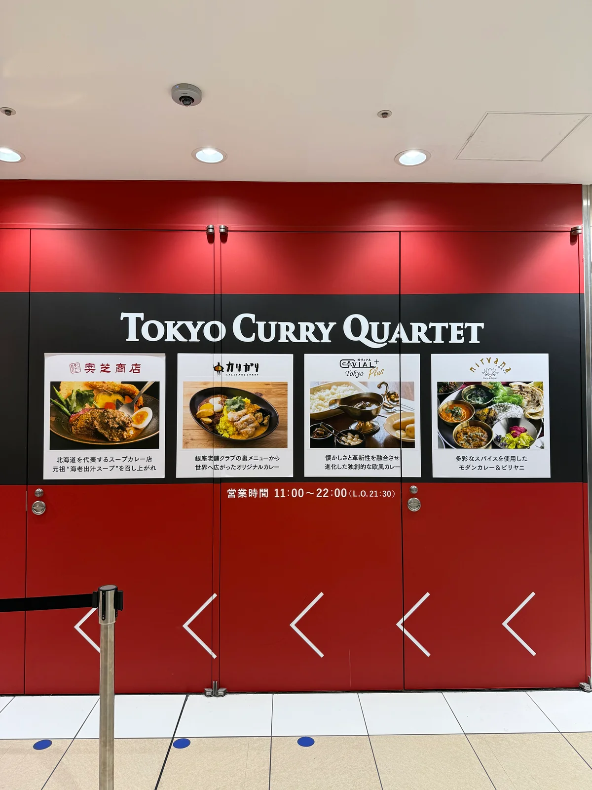 東京駅　ヤエチカ　東京カレーカルテット　奥芝商店　欧風カレー GAVIAL PLUS TOKYO　カレー＆ビリヤニ ニルヴァーナTokyo　カリガリカレー　