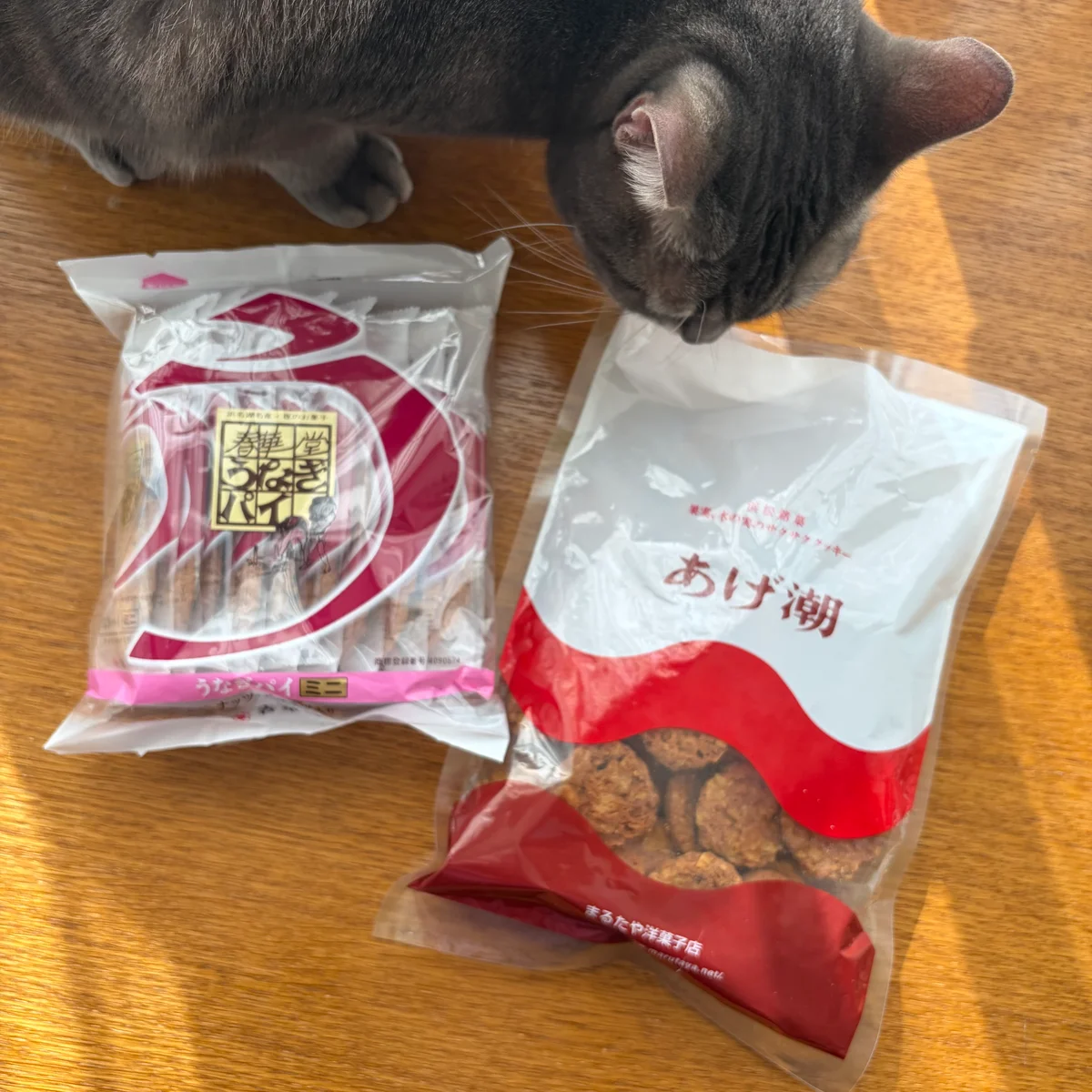 あげ潮とうなぎパイの画像