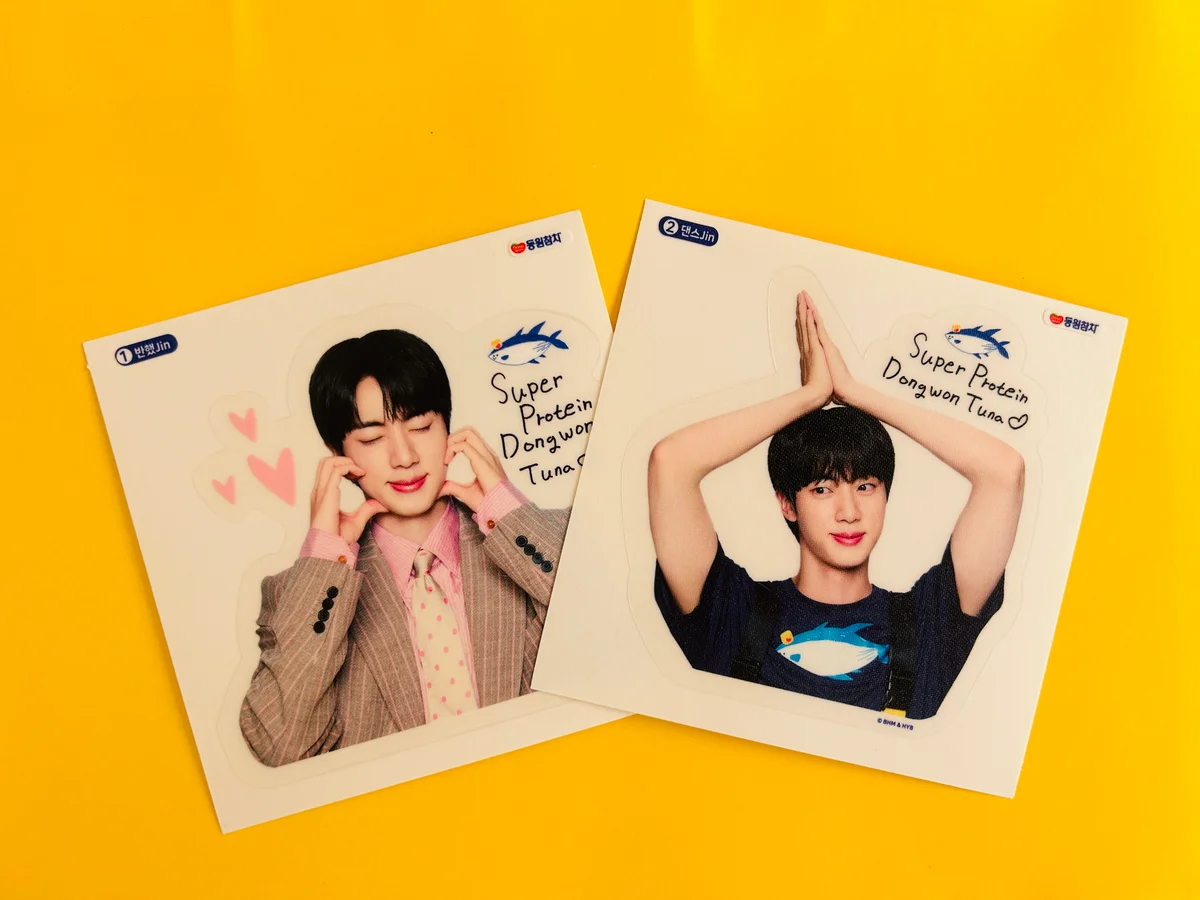 BTS JIN ドンウォンツナギフトセット シール