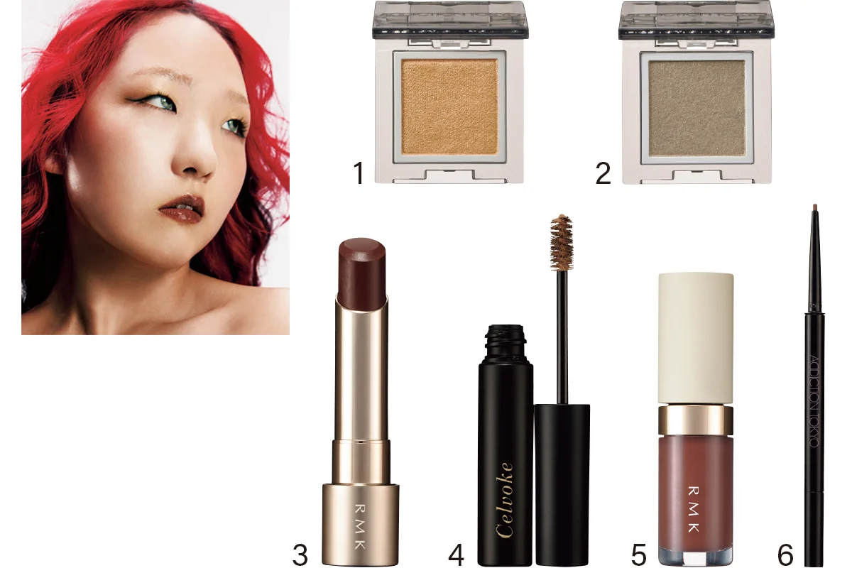 HANAのCHIKAのメイクアップに使用したコスメ