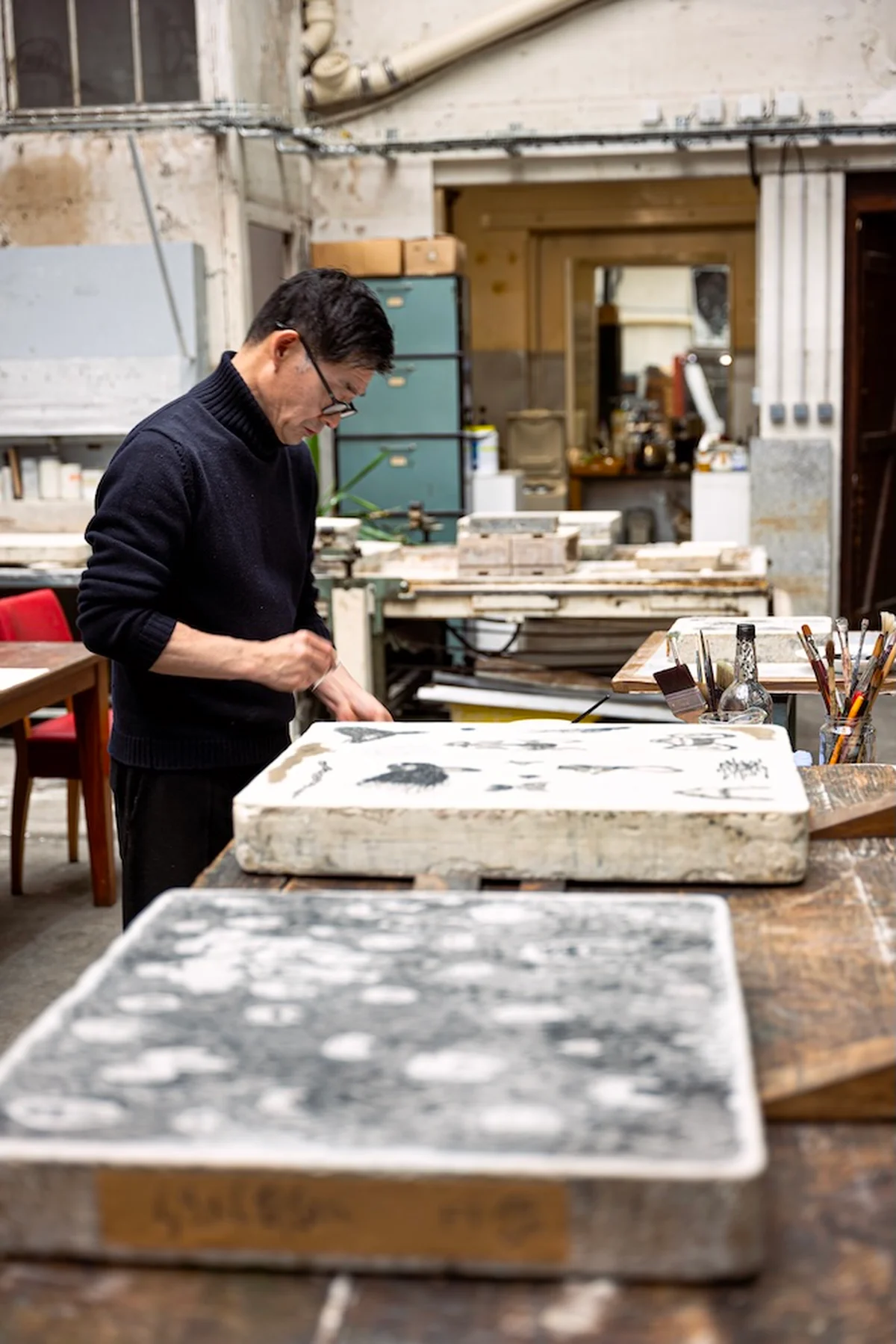 新作リトグラフやペインティングを展示。皆の画像_3