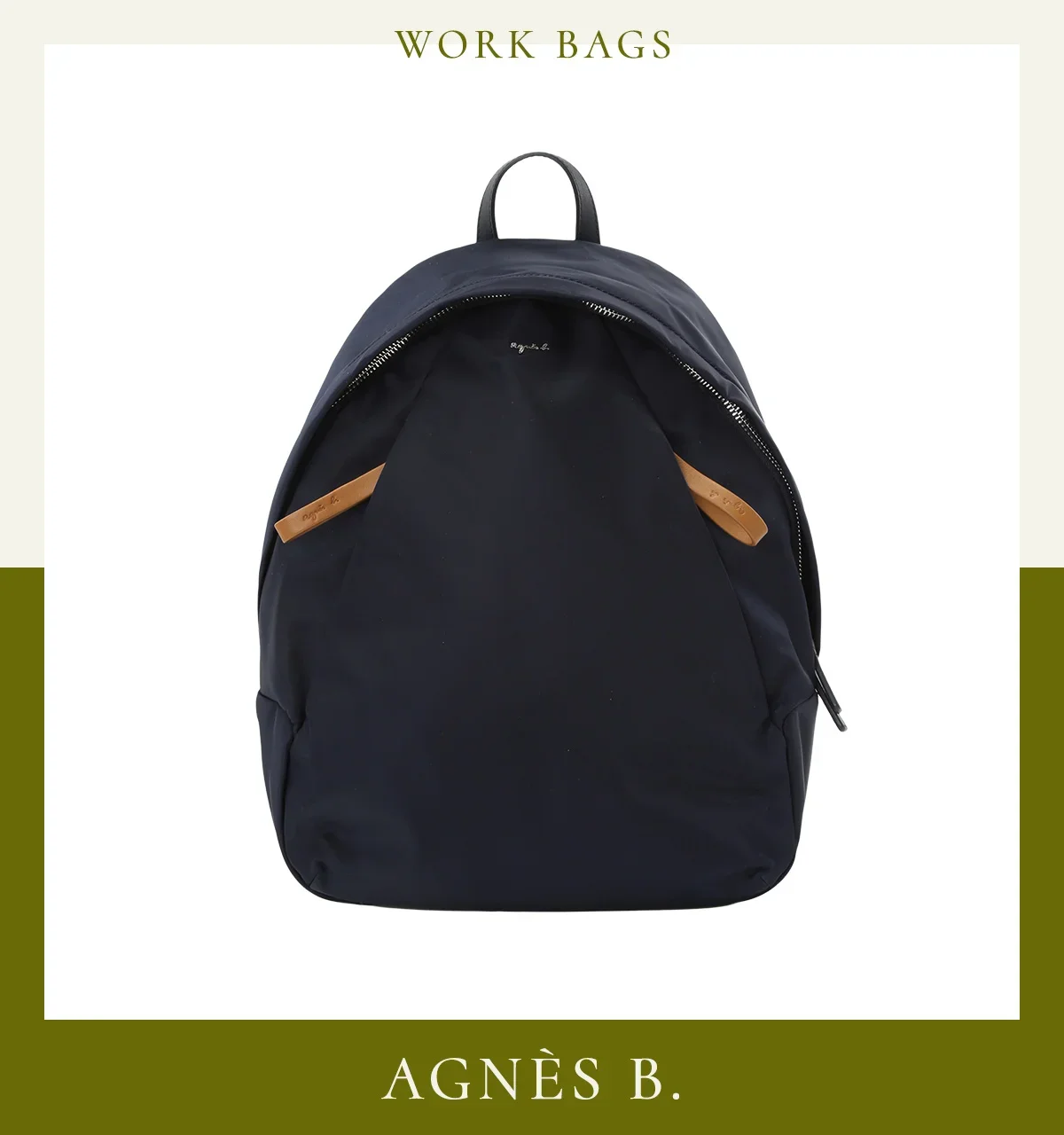 アニエスベー　バックパック〈H36×W23×D12cm〉￥30,800