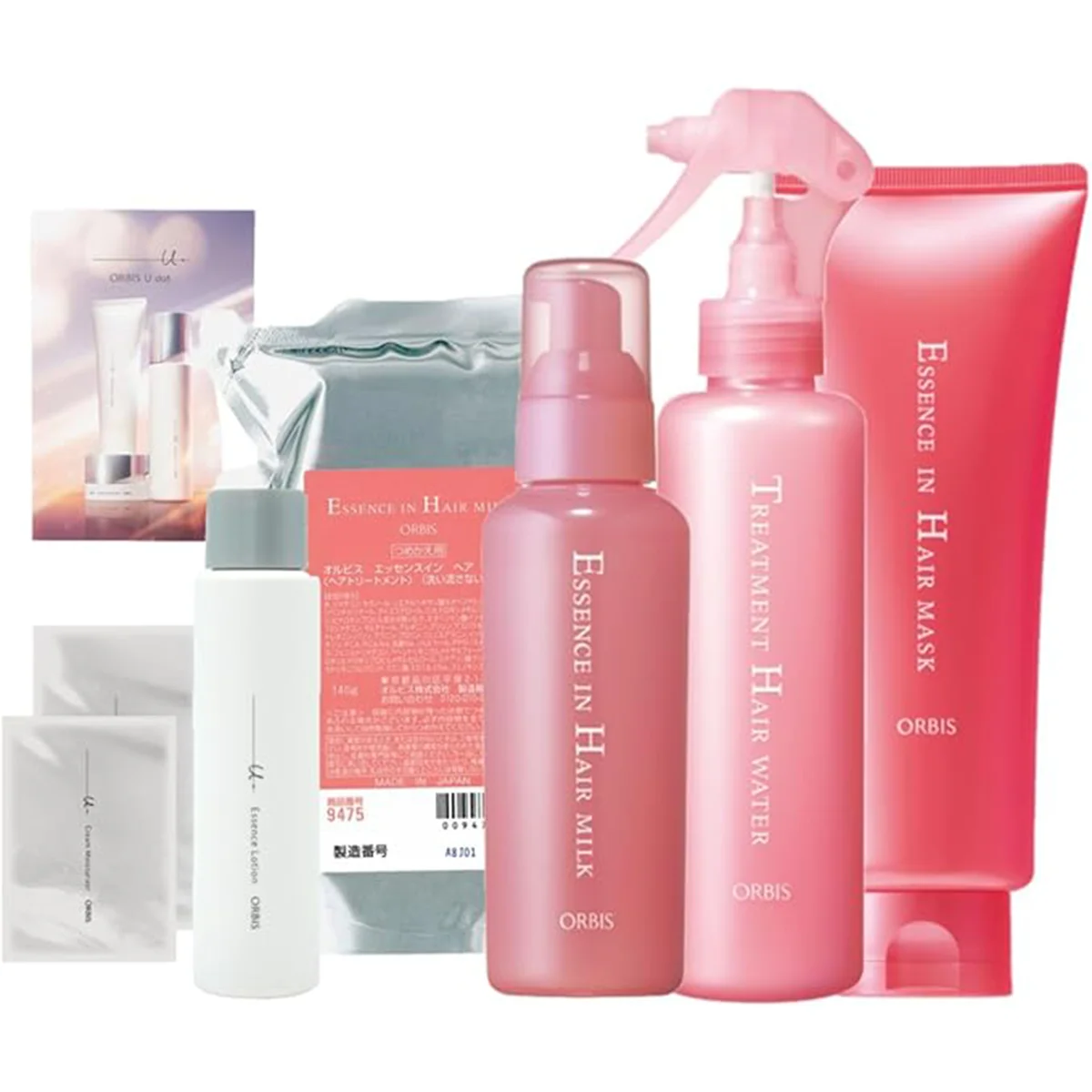 ORBISヘアミルクトータルケア＆医薬部外品オルビスユードットミニローションセット