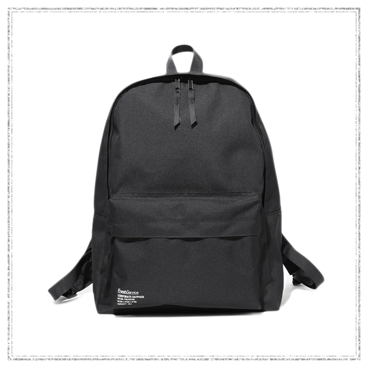 フレッシュサービス　コーポレイト デイパック_28L　￥9,350　黒