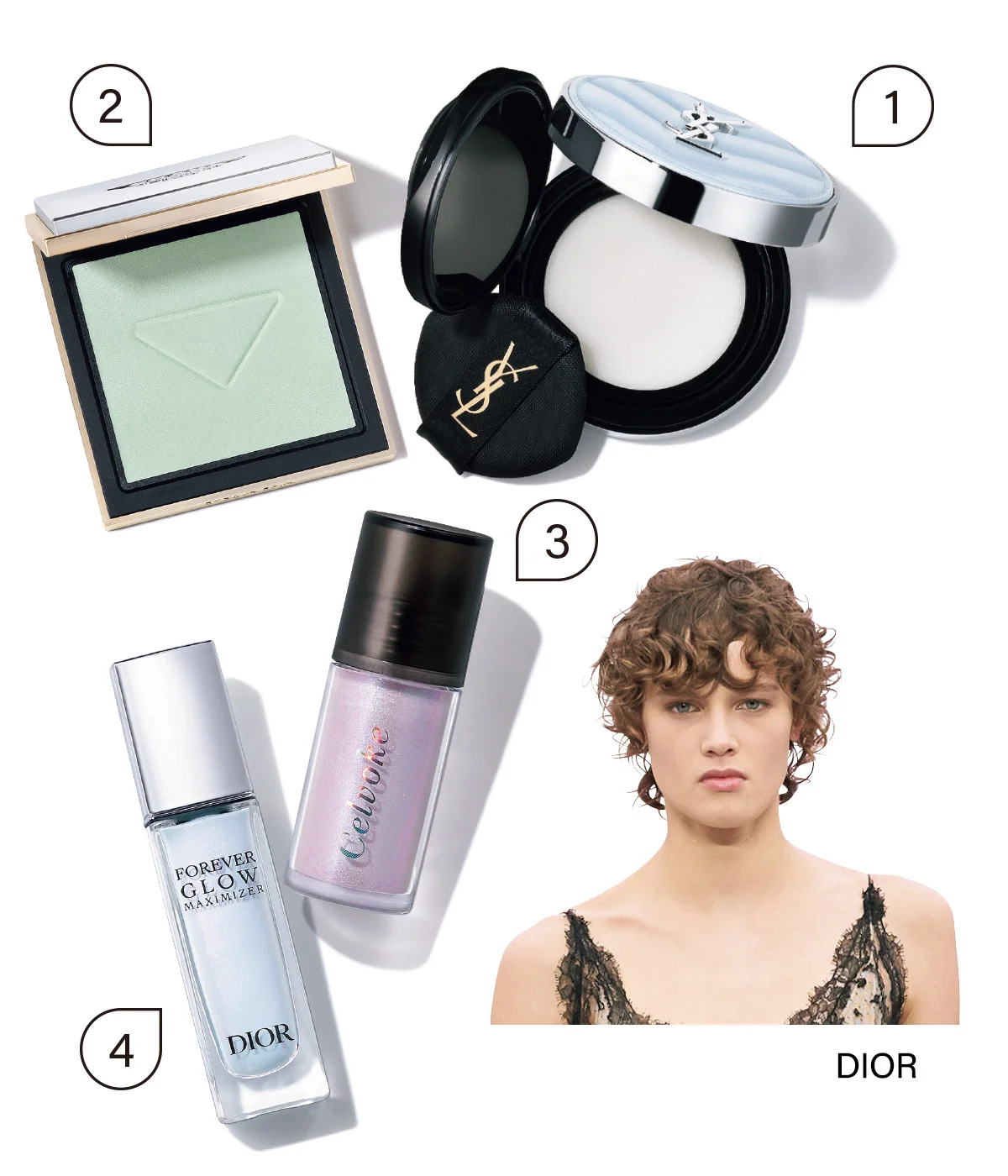 オールアワーズ ブラー クッション　リセット セッティング パウダー　レクティチュード マルチ リキッド EX03　ディオールスキン フォーエヴァー グロウ マキシマイザー 100