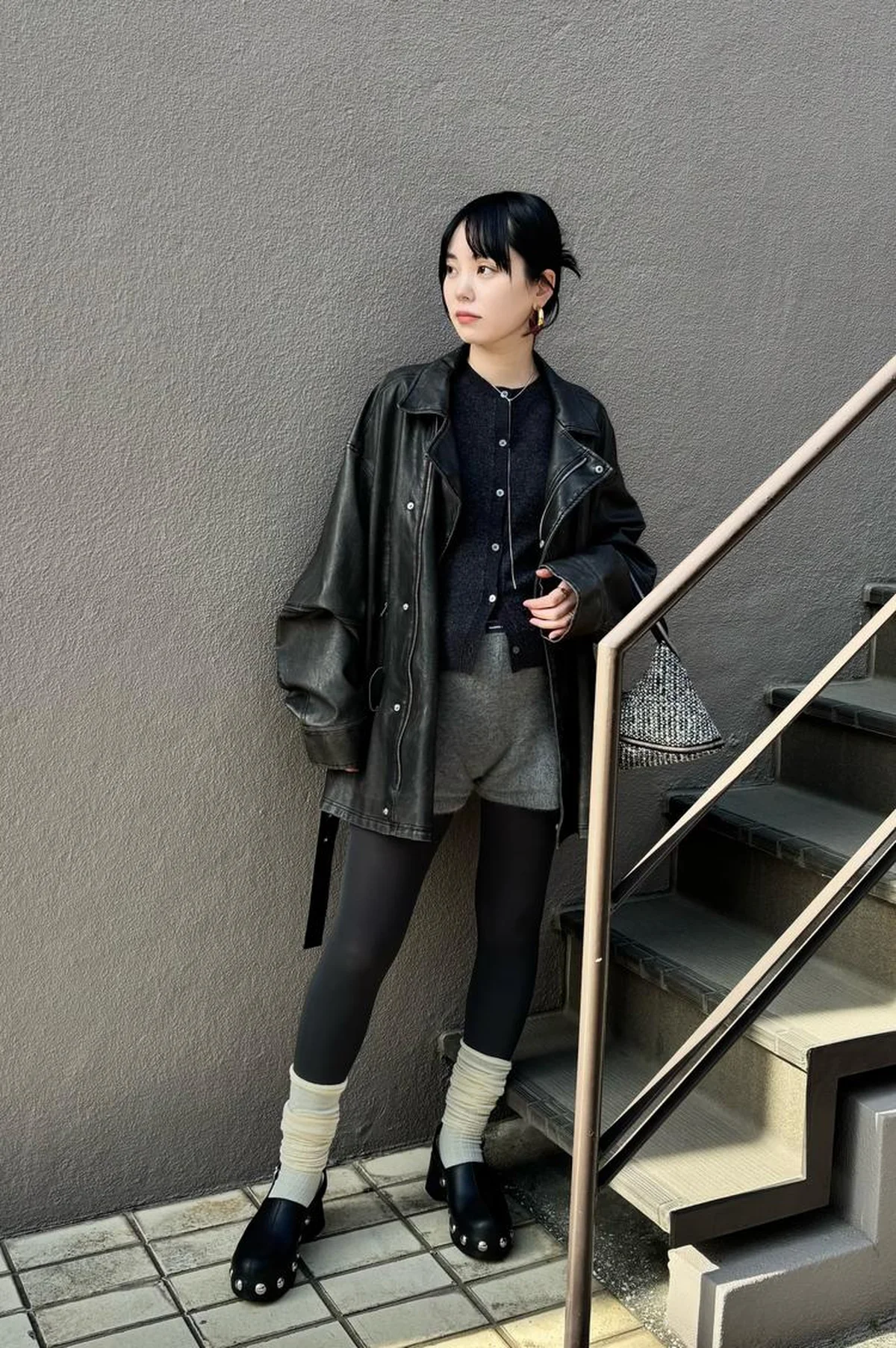 足元スタイリング　足元レイヤード　メゾンスペシャル　MAISON SPECIAL