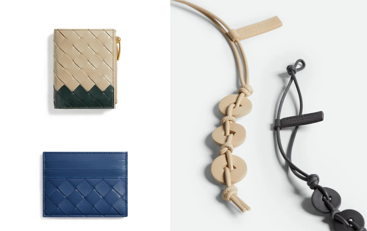 ボッテガ・ヴェネタの2026年春夏コレクションから、日本限定色のウォレットとオンライン購入限定特典、数量限定のレザーチャーム