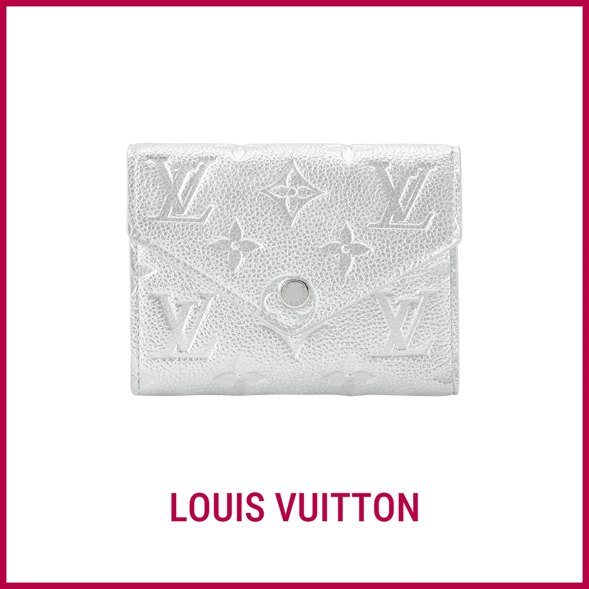 財布　ルイ・ヴィトン「ポルトフォイユ･ヴィクトリーヌ」　三つ折り財布　〈H9.5×W12×D2.5cm〉￥99,000　