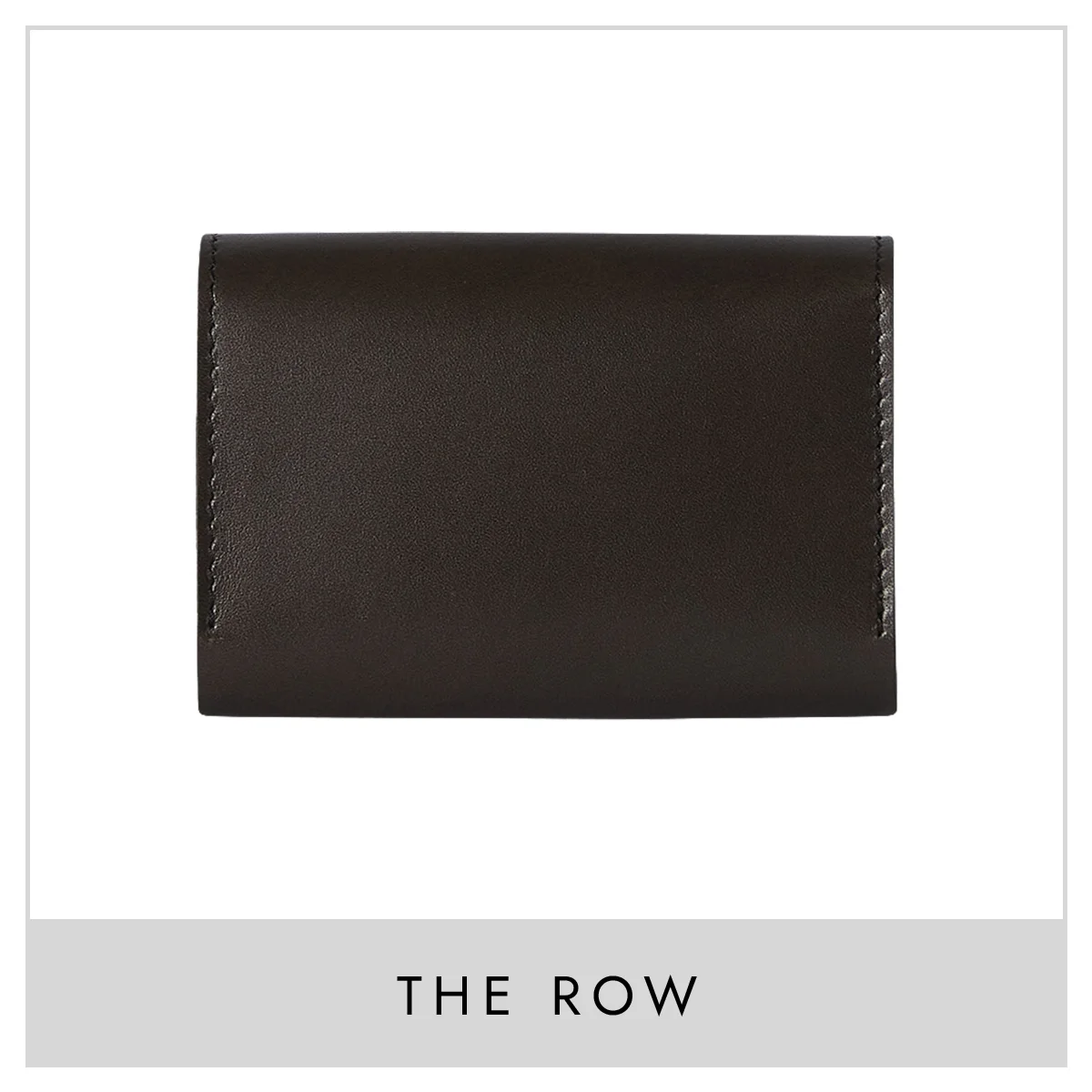 ザ・ロウ「レザー製ダブルトラベルウォレット」