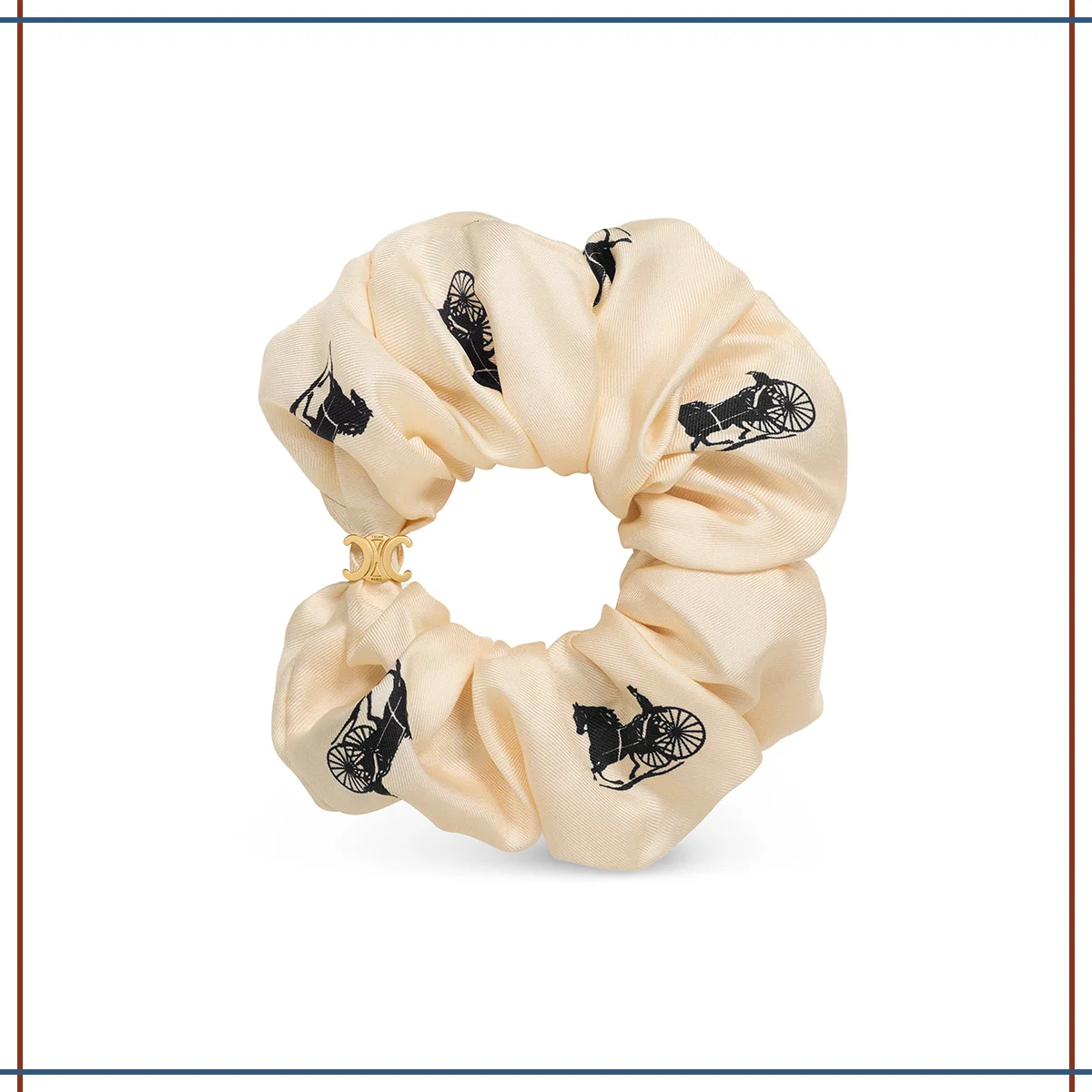 2026年の干支「午」モチーフ小物　セリーヌのシュシュ￥51,700