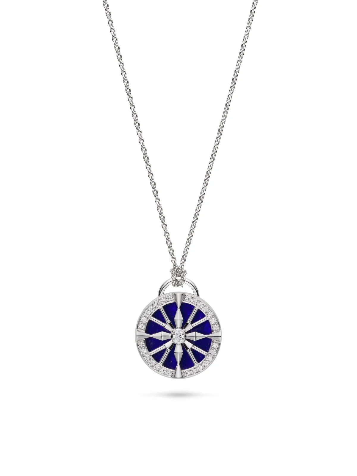 「ラッキー アローズ」ペンダント〈K18WG、ダイヤモンド、ラピスラズリ〉¥715,000