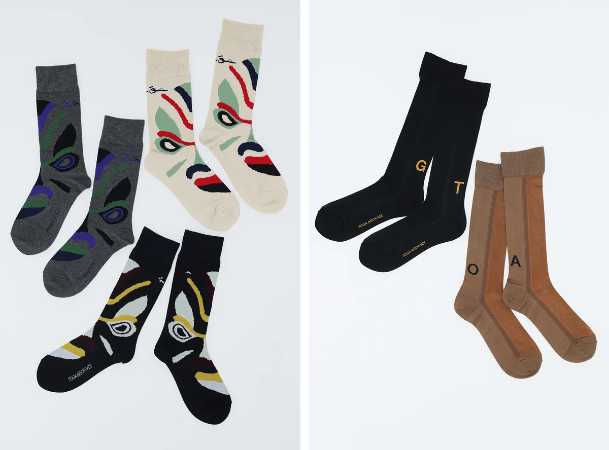 トーガ×タビオの第六弾ソックス