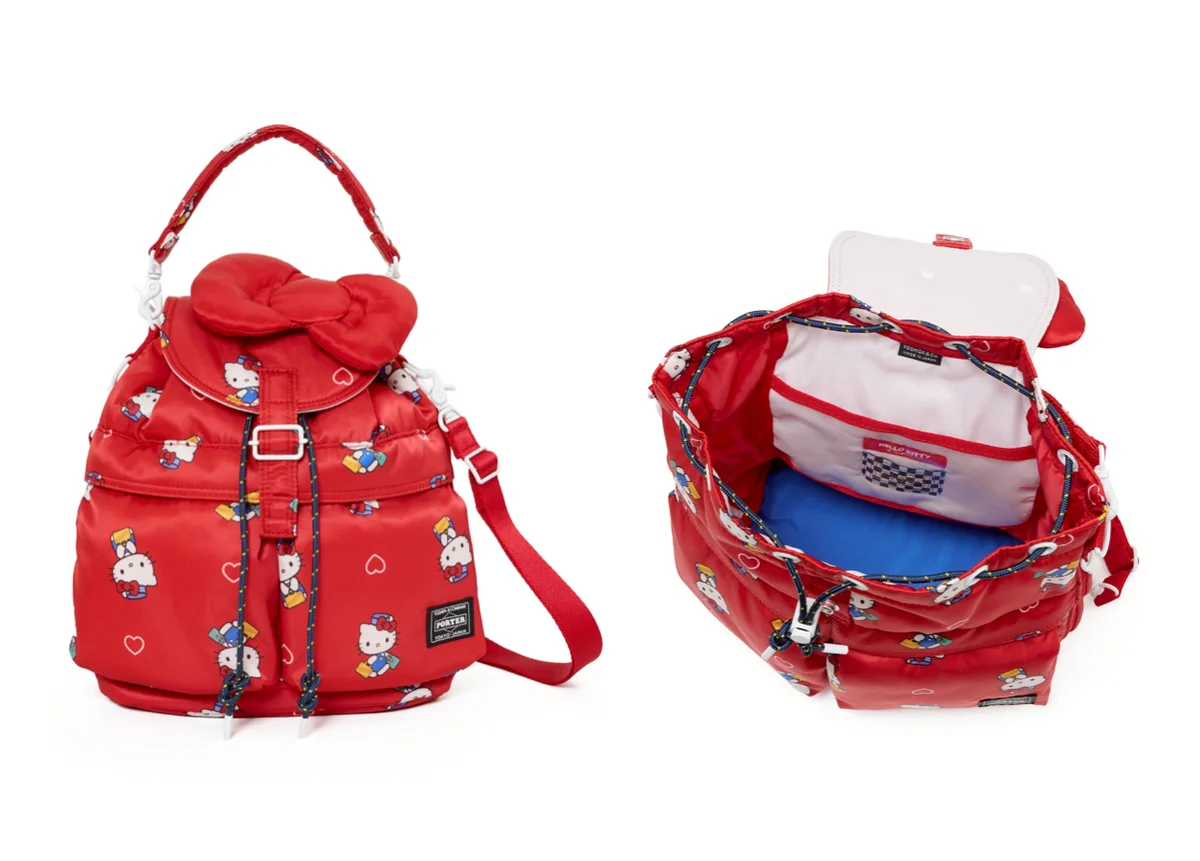 ポーター×ハローキティのコラボレーションバッグ