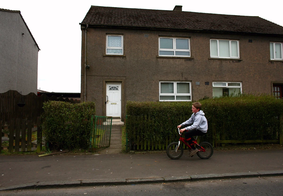 スーザン・ボイルが長年暮らしてきたスコットランド・ブラックバーンの自宅