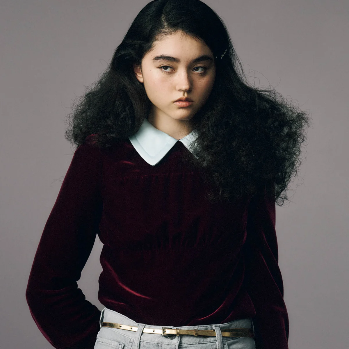 ベロアのトップス