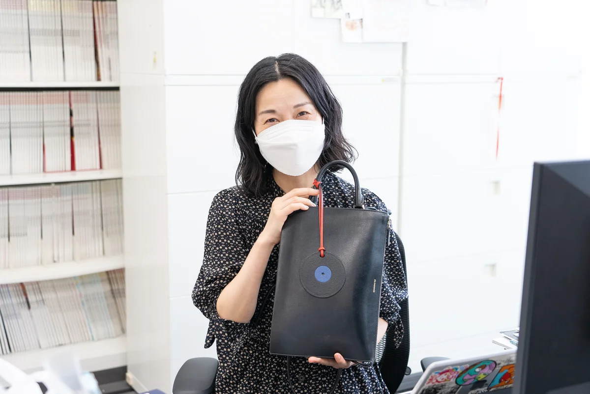 SPUR本誌編集長並木のジル サンダーのバッグ