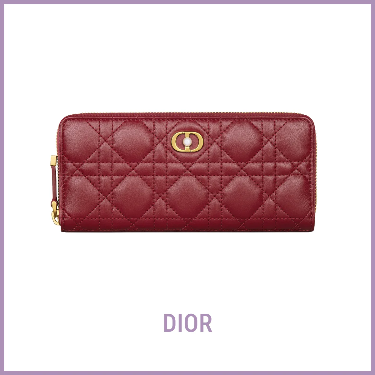 財布　ディオール　『「Dior Jolie」“Voyageur”スリムウォレット』〈H8.5×W19×D2cm〉￥130,000（予定価格）