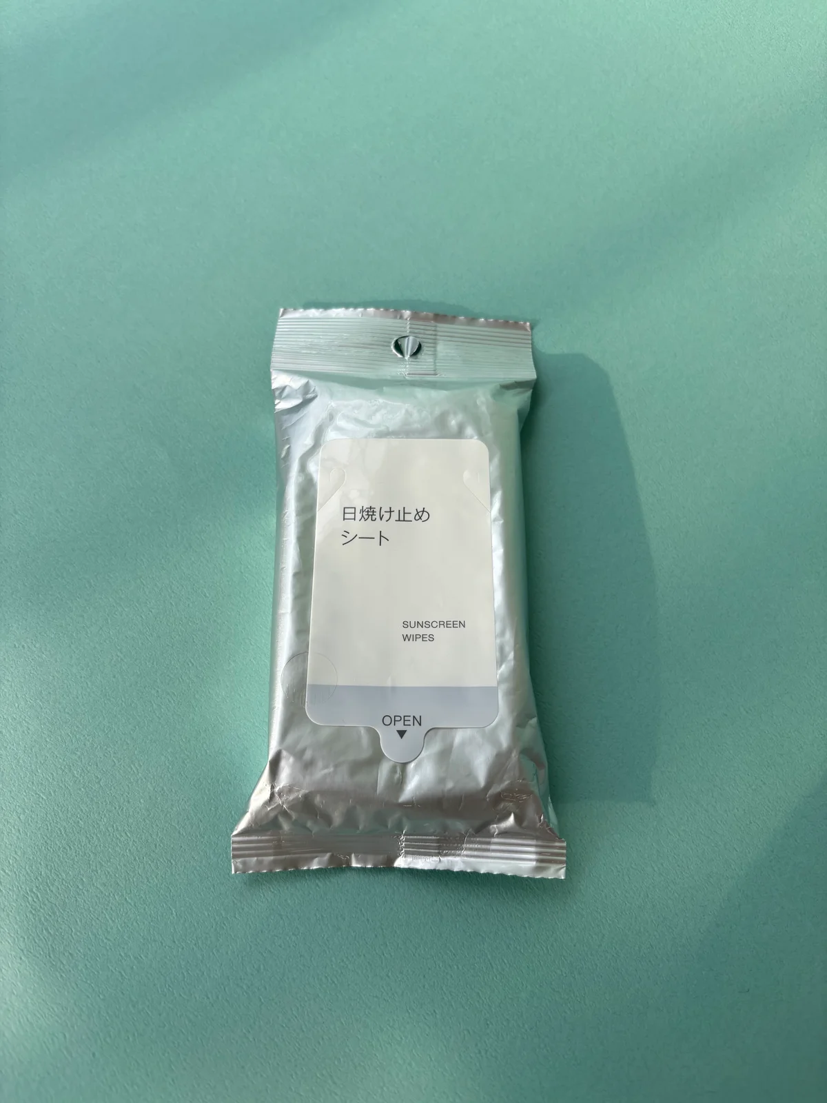 無印良品　MUJI　日焼け止めシート　紫外線対策　日焼け対策　日焼け止め塗り直し　UVカット　