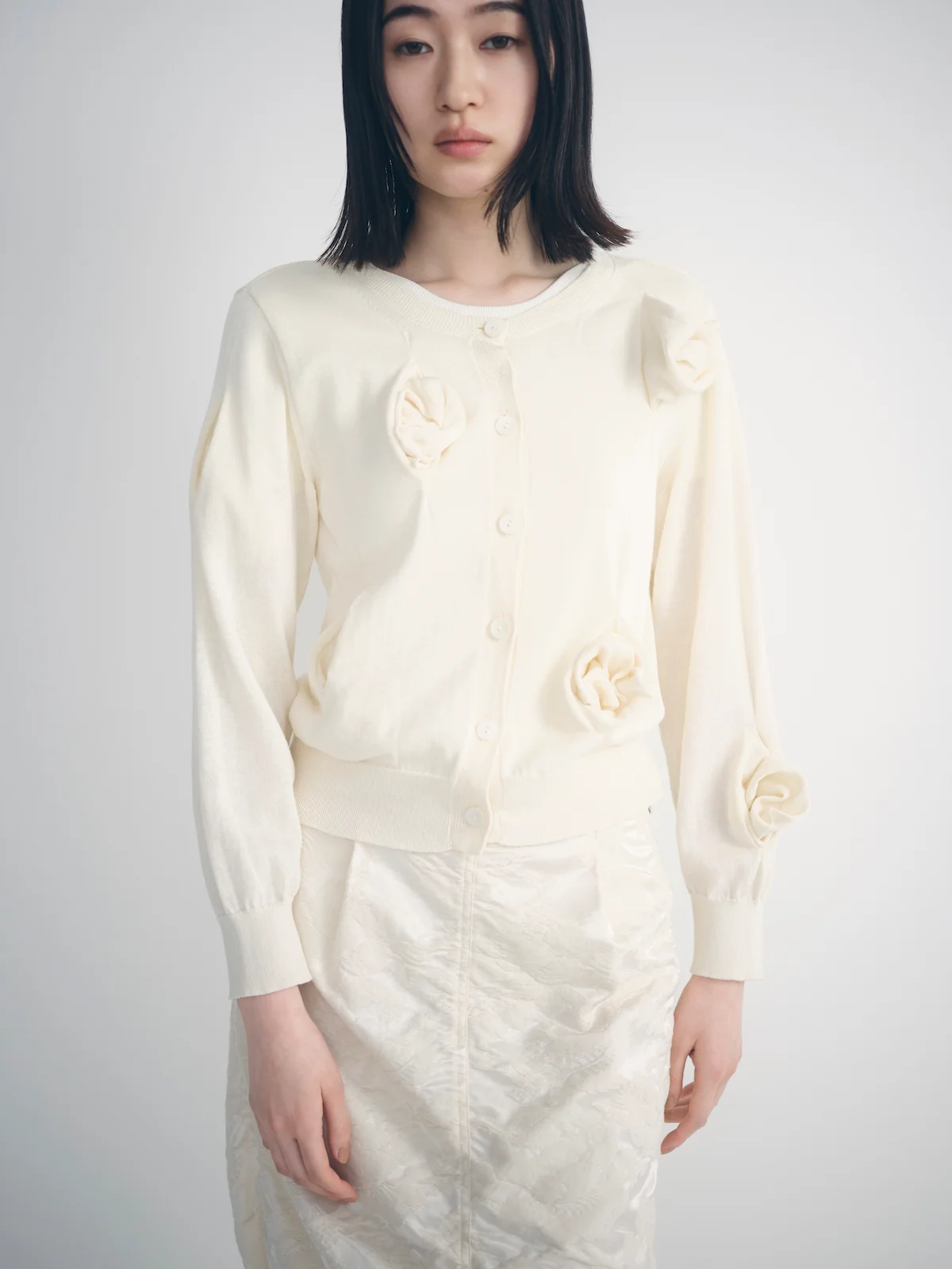 ピリングスのカーディガンを着用したところ