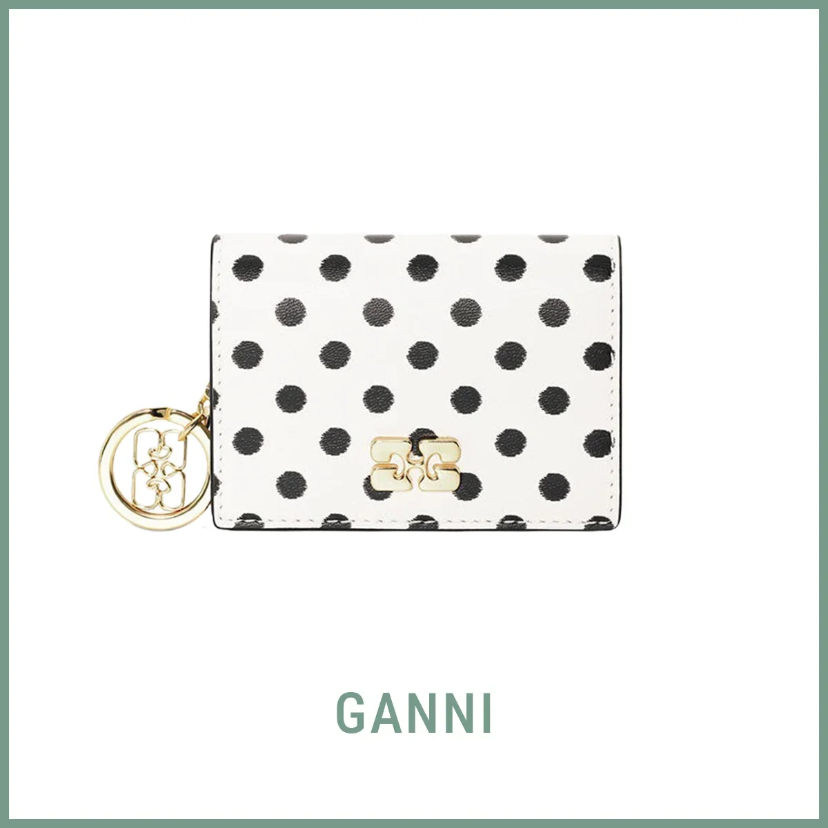 財布　ガニー　GANNI　 カードホルダー〈H7×W10×2.5cm〉¥26,000