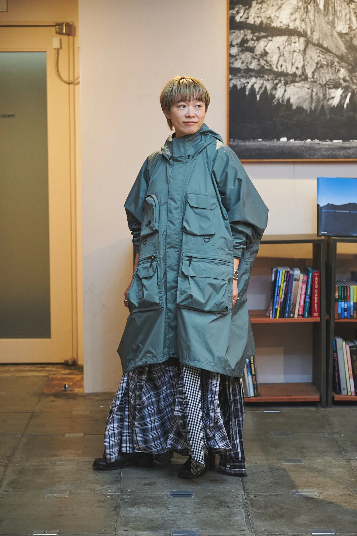 ザ・ノース・フェイス　ウーロスフィールドユーティリティポンチョ