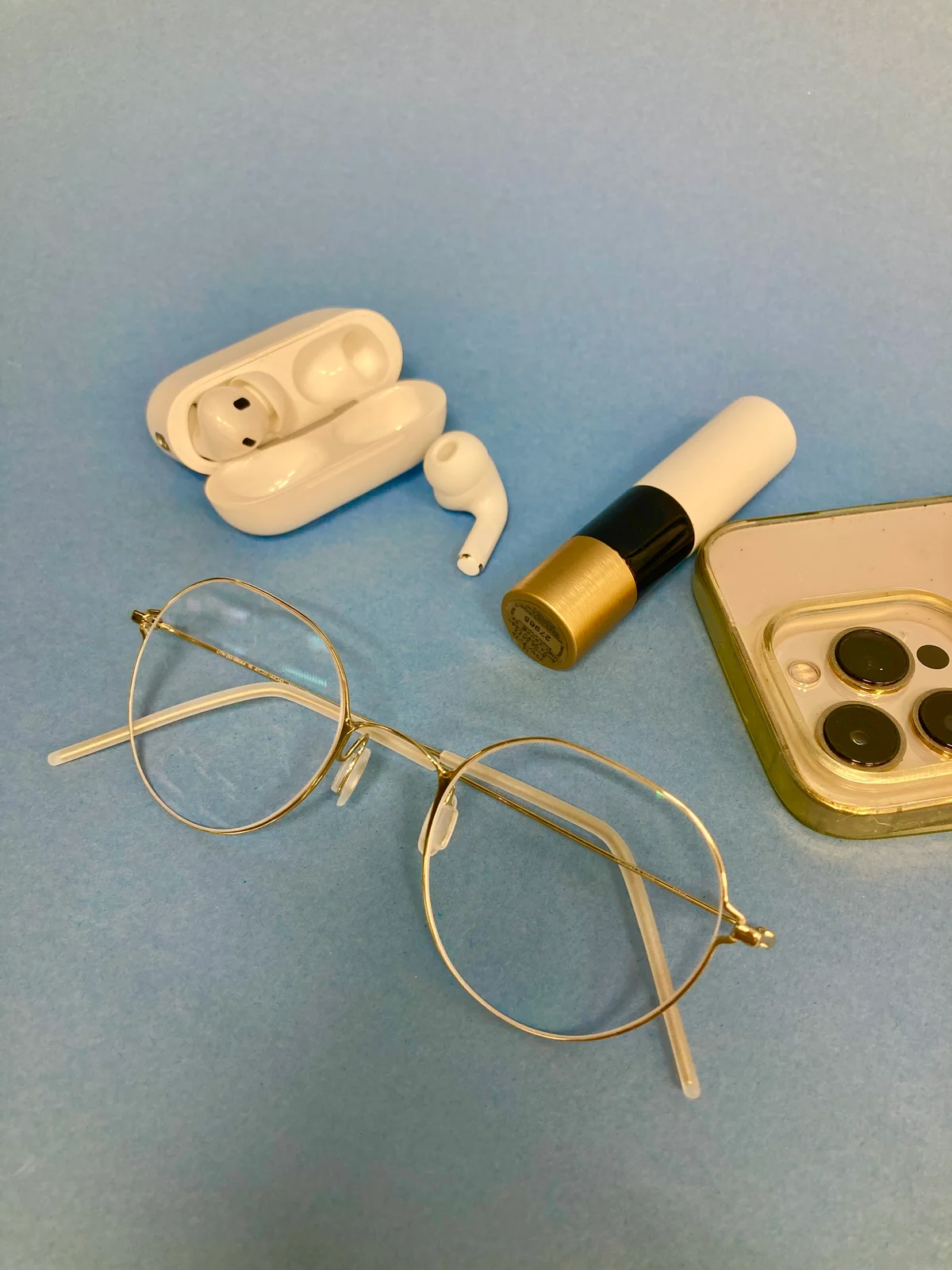 JINS　Airframe Ultra Light Titanium　ゴールド　ジンズ