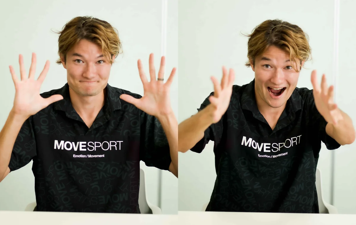 東京2025デフリンピック 陸上日本代表の山田真樹さん サインエール 