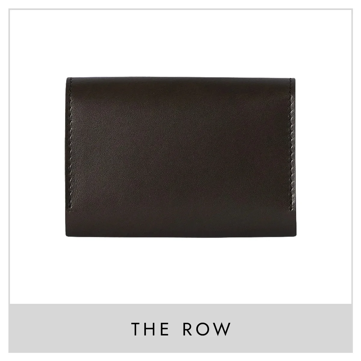 ザ・ロウ「レザー製ダブルトラベルウォレット」