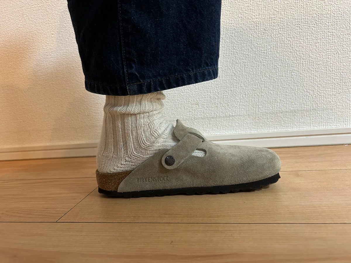 ビルケンシュトック　ボストン　24cm　トープ　コーディネート