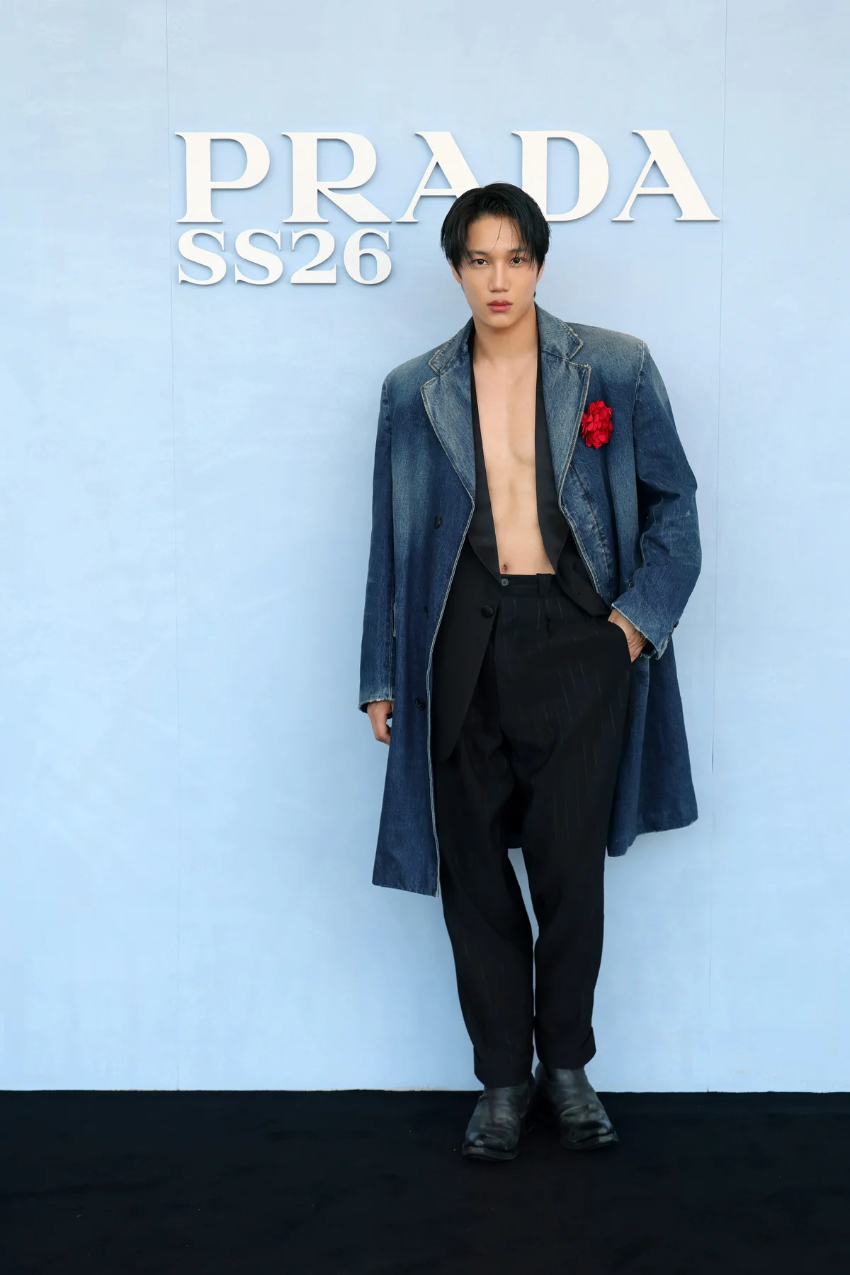 プラダ PRADA 2026年春夏メンズコレクション　カイ（EXO）　KAI