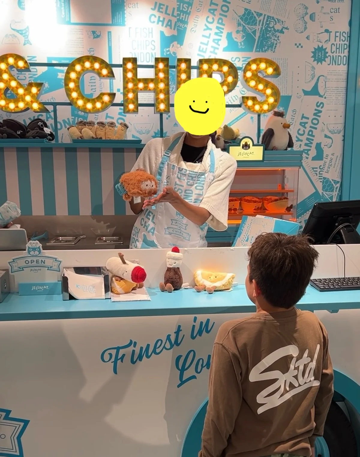 ジェリーキャット「フィッシュ＆チップス」体験